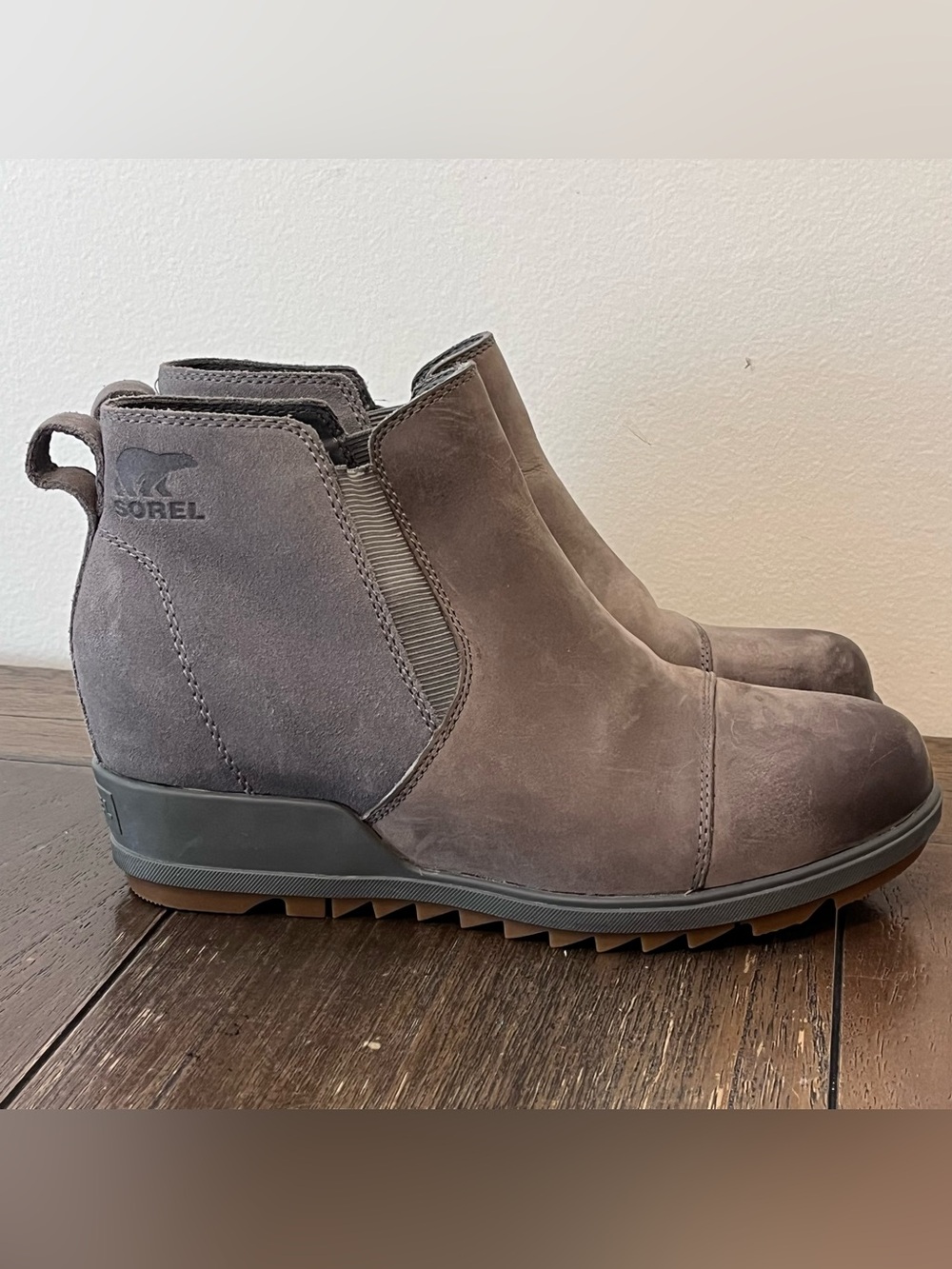 Sorel Evie Pull On Wedge Booties Womens 8.5